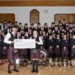 12 year old scottish bagpiper elliot wilson raised 19000 after an alleged attack in edinburgh he donated the money to his school pipe band