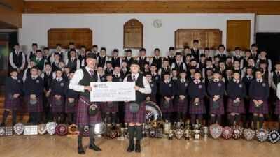12 year old scottish bagpiper elliot wilson raised 19000 after an alleged attack in edinburgh he donated the money to his school pipe band