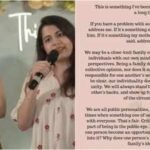 being a family does not mean we share one collective opinion ahaana krishna defends family amid fb