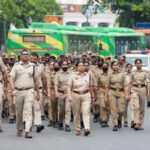 cjps protest security in delhi