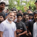 congress leader rahul gandhi meets tamil nadu cm vijay in chennai ahead of chhatron ki goonj event