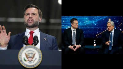 daily mail reported that jd vance lost his cool when elon musk and jensen huangs chat delayed his schedule