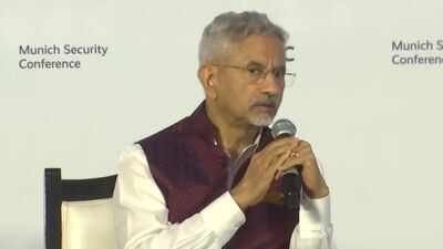 during the munich leaders meeting in new delhi s jaishankar elaborated on indias potential to rise swiftly in the global power arena within the next decade