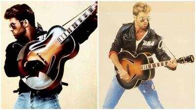 george michaels iconic guitar from his 1987 faith music video sold for 234000 at auction