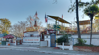 in 1968 jeff mckissack began building houstons orange show from salvaged materials creating a unique folk art landmark that opened to the public in 1979