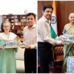 kavya marans parents kalanithi and kavery maran invite sonia gandhi and nirmala sitharaman to the chennai wedding reception of kavya and anirudh ravichander scheduled for november 21