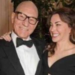 patrick stewart with his wife sunny ozell whom he married in 2013
