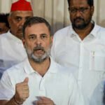 rahul gandhi at india cloc press conference in delhi on tuesday