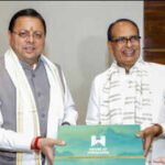shivraj singh chouhan meets pushkar singh dhami