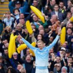soccer football premier league manchester city v ipswich town etihad stadium manchester britain october 17 2026 manchester citys erling haaland celebrates scoring their second goal reuters